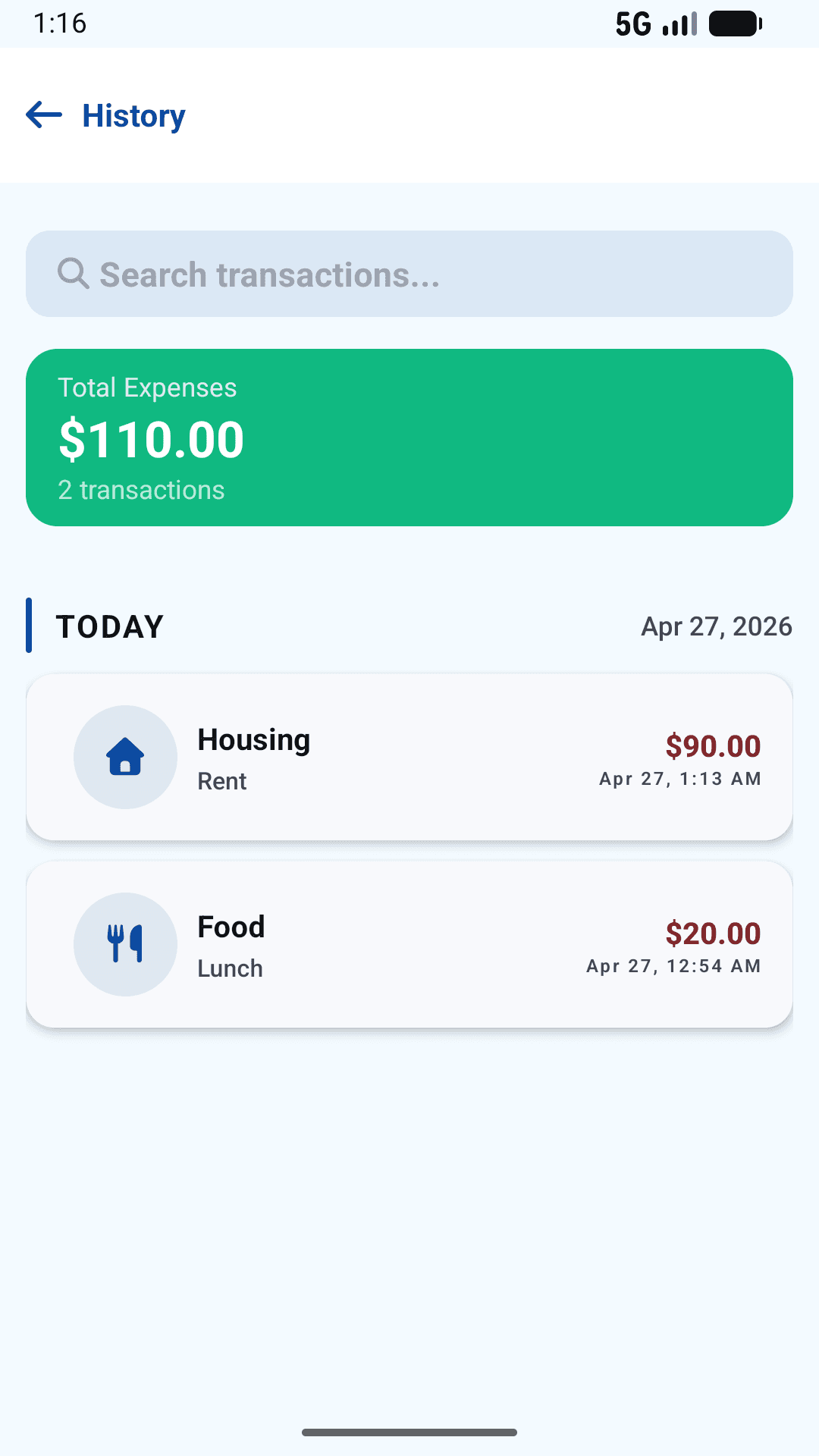 Expense Lite screenshot 6